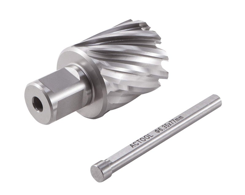 ACTOOL 1-1/4" Diameter Ã— 1" Depth of Cut HSS ANNULAR Cutter with 3/4'' Weldon Shank - Image 3